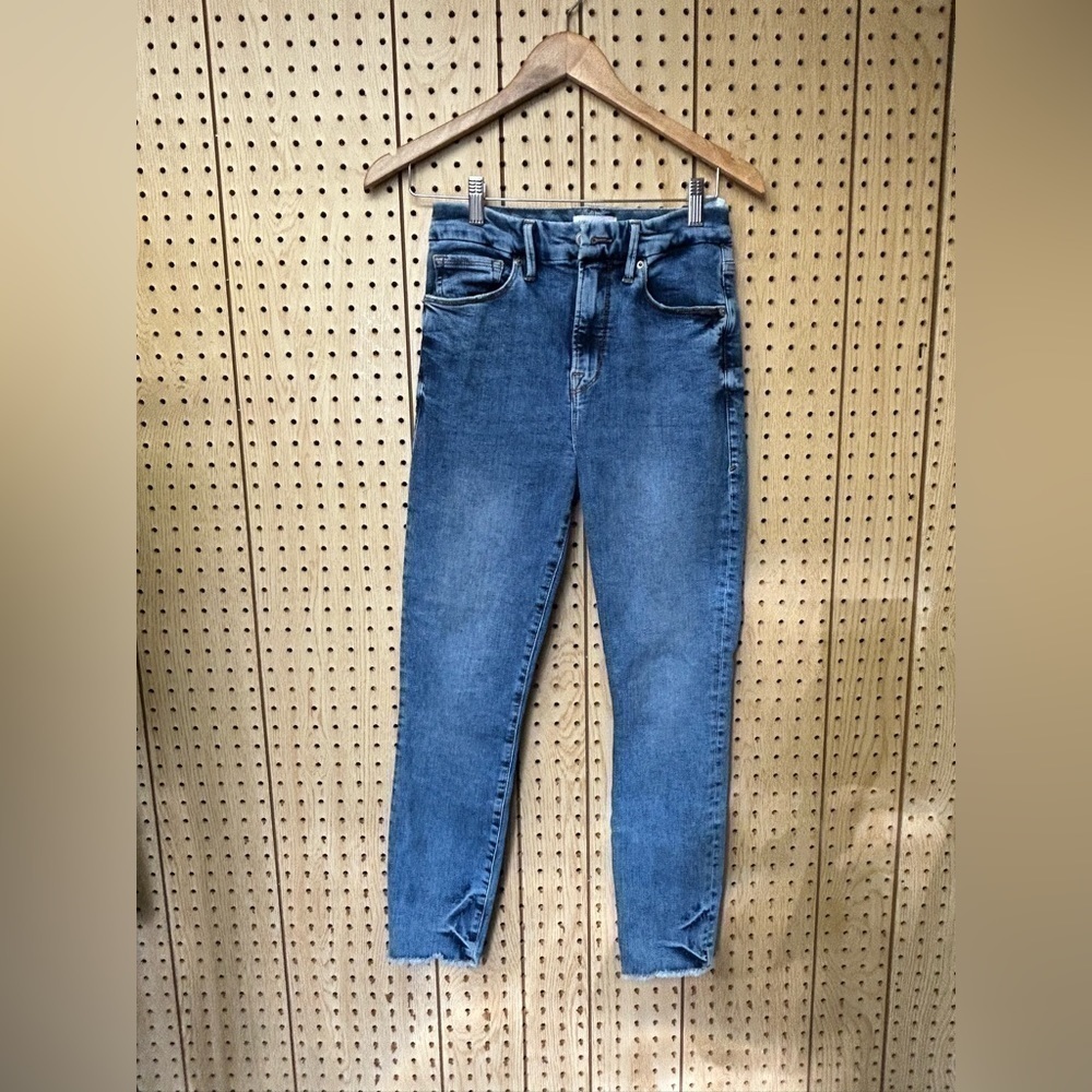 Good American Skinny Cropped Jeans - Picture 3 of 6